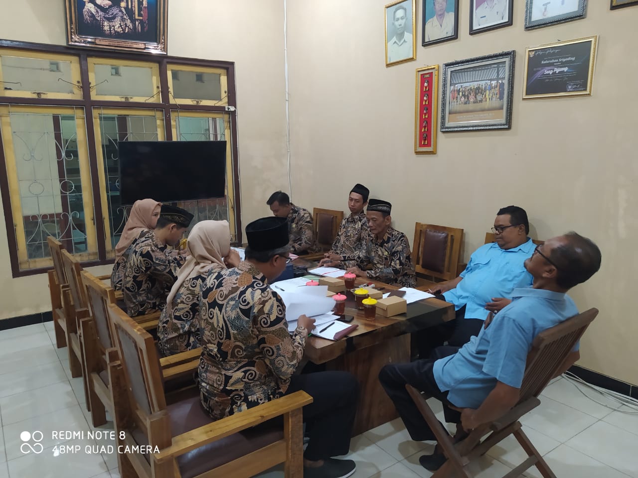 Musyawarah Pembahasan LKPPD Bersama Lurah dan Pamong
